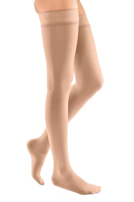 Компрессионные чулки с кружевной резинкой Mediven Elegance (II класс, 23-32 мм рт. ст.)